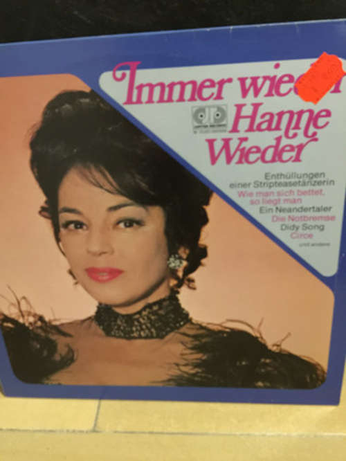 Cover Hanne Wieder - Immer Wieder Hanne Wieder (LP) Schallplatten Ankauf