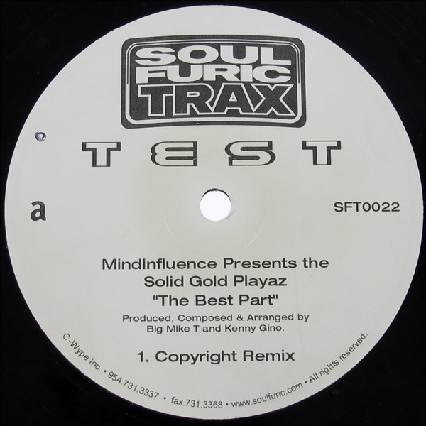 Cover MindInfluence Presents Solid Gold Playaz, The* - The Best Part (12, TP) Schallplatten Ankauf