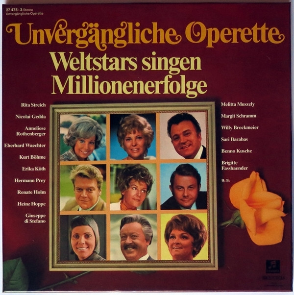 Cover Various - Unvergängliche Operette (Weltstars Singen Millionenerfolge) (3xLP, Comp, Club + Box) Schallplatten Ankauf