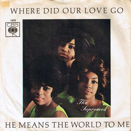 Cover The Supremes - Where Did Our Love Go / He Means The World To Me (7, Single) Schallplatten Ankauf