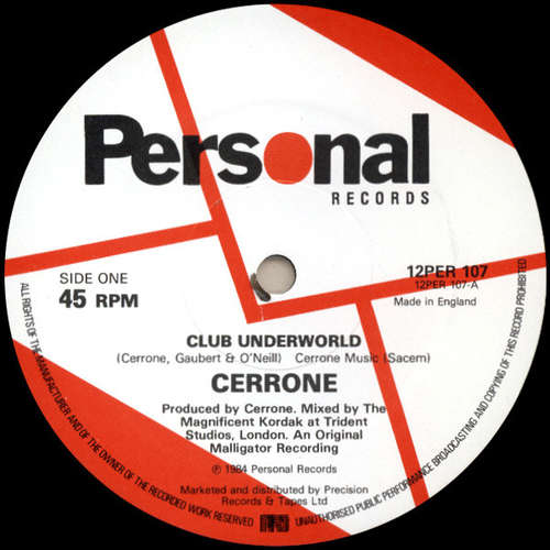 Bild Cerrone - Club Underworld (12) Schallplatten Ankauf