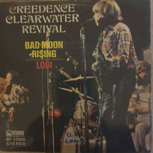 Cover Creedence Clearwater Revival - Bad Moon Rising / Lodi (7, Single, RE) Schallplatten Ankauf
