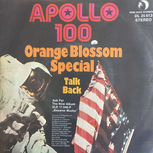 Cover Apollo 100 - Orange Blossom Special  (7, Single, Promo) Schallplatten Ankauf