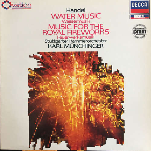 Cover Handel* - Karl Münchinger, Stuttgarter Kammerorchester - Water Music/Wassermusik - Music For The Royal Fireworks/Feuerwerksmusik (LP, Album) Schallplatten Ankauf