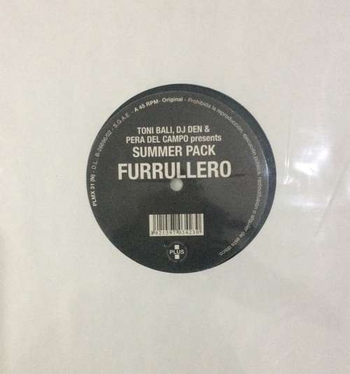 Cover Toni Bali, DJ Den & Pera Del Campo* Presents Summer Pack - Furrullero (12) Schallplatten Ankauf