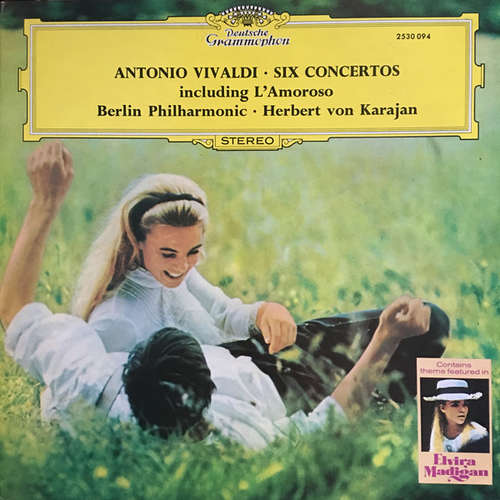 Cover Antonio Vivaldi, Berliner Philharmoniker • Herbert Von Karajan - Six Concertos «L'Amoroso» U.A. (LP, Album) Schallplatten Ankauf
