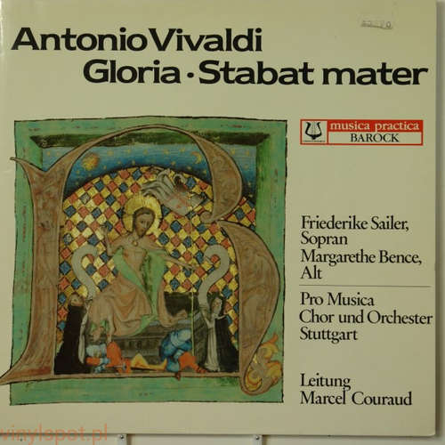 Cover Antonio Vivaldi, Marcel Couraud, Pro Musica Orchester Stuttgart* - Gloria, Stabat Mater  (LP) Schallplatten Ankauf
