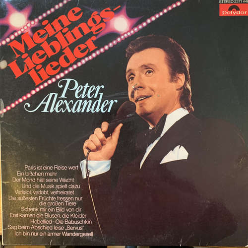 Cover Peter Alexander - Meine Lieblingslieder (LP, Comp) Schallplatten Ankauf