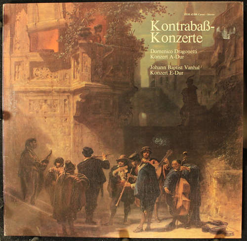 Cover Domenico Dragonetti, Johann Baptist Vanhal - Kontrabaß-Konzerte (LP) Schallplatten Ankauf