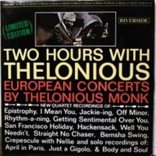 Cover Thelonious Monk - Two Hours With Thelonious (European Concerts By Thelonious Monk) (2xLP, Ltd, RE) Schallplatten Ankauf