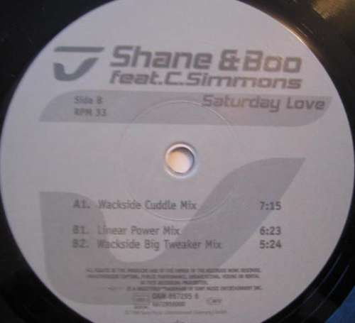 Cover Shane & Boo Feat. C.Simmons* - Saturday Love (12) Schallplatten Ankauf