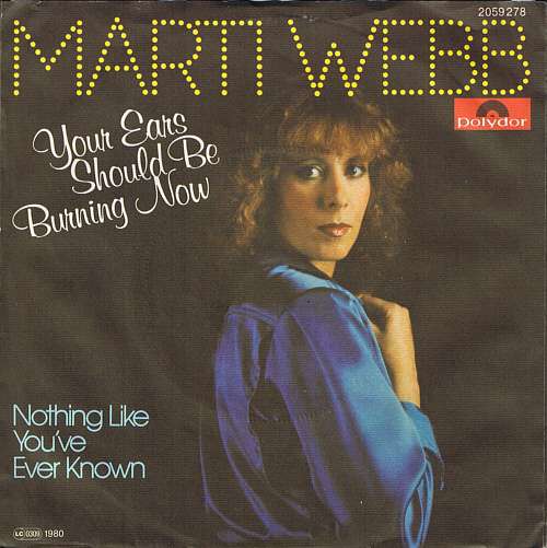 Cover Marti Webb - Your Ears Should Be Burning Now (7) Schallplatten Ankauf