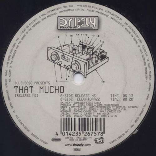 Cover DJ Choose Presents That Mucho - Release Me (12) Schallplatten Ankauf