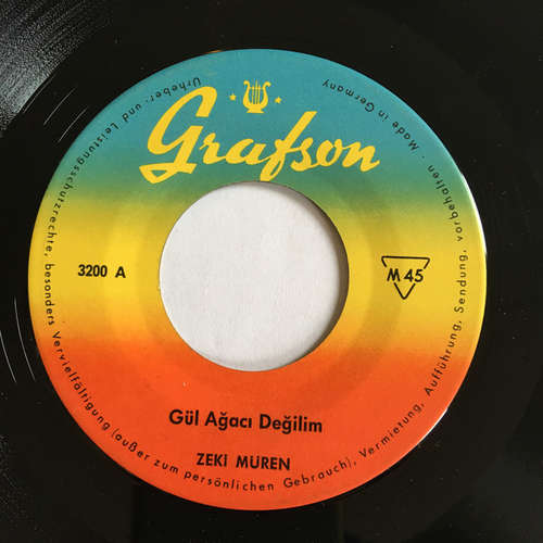 Cover Zeki Müren - Gül Ağacı Değilem / Canım Benim Gülüm Benim (7, Single) Schallplatten Ankauf