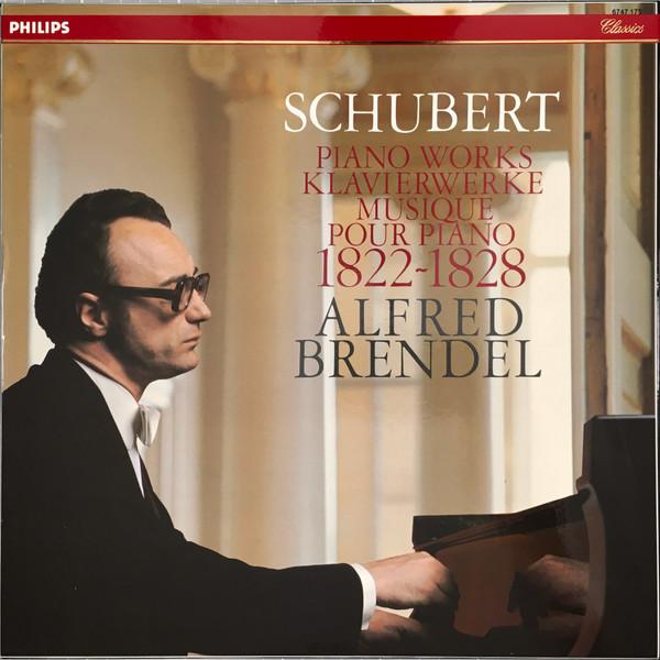 Cover Schubert*, Alfred Brendel - Piano Works · Klavierwerke · Musique Pour Piano · 1822-1828 (8xLP, Comp, RE + Box) Schallplatten Ankauf