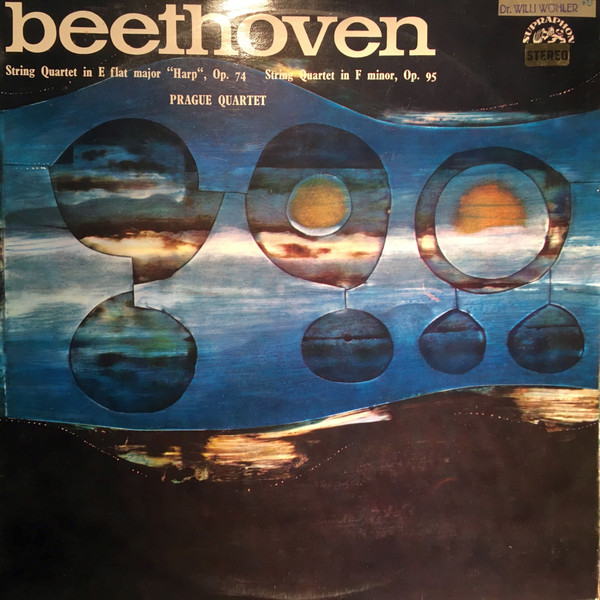 Cover Ludwig van Beethoven, Prague Quartet* - String Quartet In E Flat Major Harp, Op. 74 / String Quartet In F Minor, Op.95 (LP, 69 ) Schallplatten Ankauf
