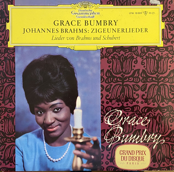 Cover Grace Bumbry / Johannes Brahms - Zigeunerlieder - Lieder Von Brahms Und Schubert (LP, Mono) Schallplatten Ankauf