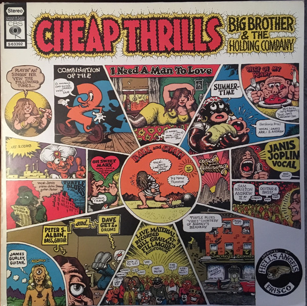 Cover Big Brother & The Holding Company - Cheap Thrills (LP, Album, RE, RP) Schallplatten Ankauf
