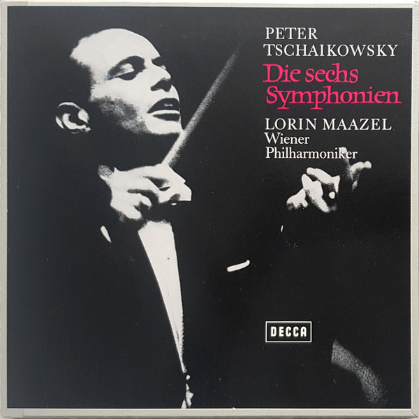 Cover Tschaikowsky*, Wiener Philharmoniker, Lorin Maazel - Die Sechs Symphonien (6xLP, RE + Box, Comp) Schallplatten Ankauf