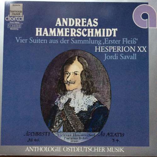 Cover Hespèrion XX, Jordi Savall - Andreas Hammerschmidt (1611-1675): Vier Suiten aus der Sammlung Erster Fleiß (LP) Schallplatten Ankauf