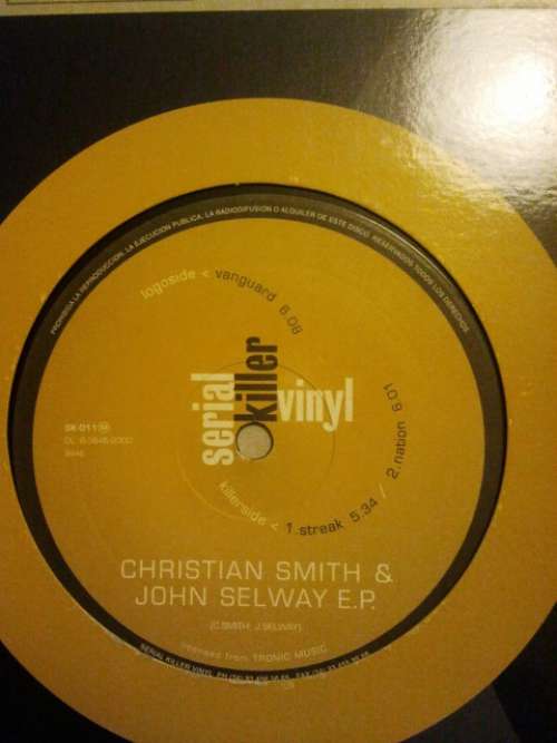 Cover Christian Smith & John Selway -  Christian Smith & John Selway E.P. (12, EP) Schallplatten Ankauf