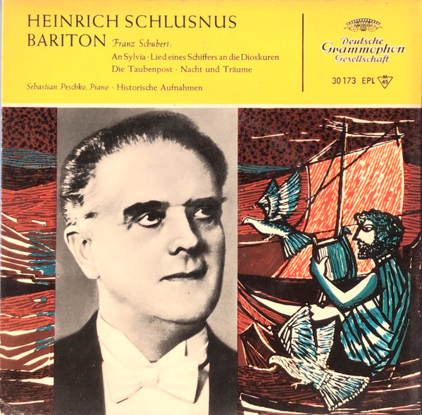 Cover Heinrich Schlusnus, Franz Schubert - Historische Aufnahmen (7, EP, Mono) Schallplatten Ankauf
