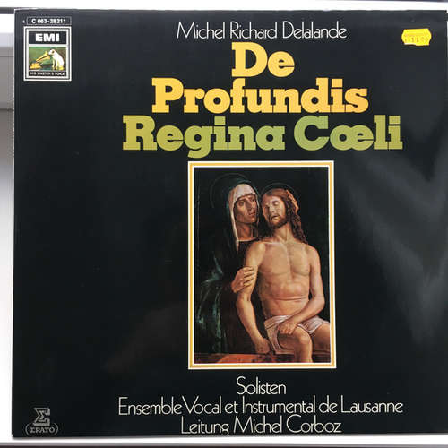 Cover Michel Richard Delalande - Solisten*, Ensemble Vocal* Et Instrumental De Lausanne* Leitung Michel Corboz - De Profundis, Regina Coeli (LP) Schallplatten Ankauf