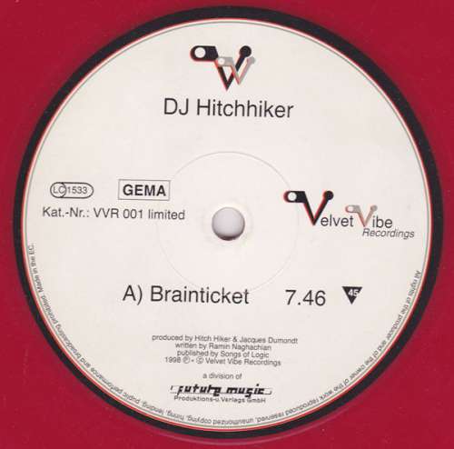 Cover DJ Hitch Hiker - Brainticket (12, S/Sided, Ltd, Pin) Schallplatten Ankauf