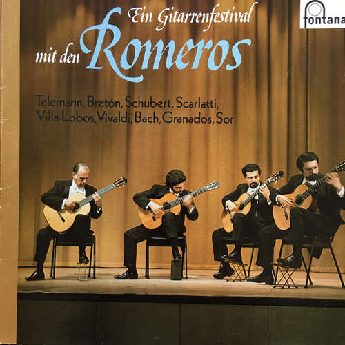Cover The Romeros - Ein Gitarrenfestival Mit Den Romeros (LP, RE) Schallplatten Ankauf