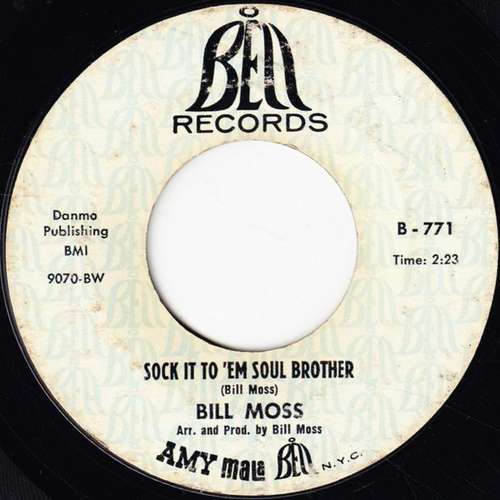 Cover Bill Moss (6) - Sock It To 'Em Soul Brother (7) Schallplatten Ankauf