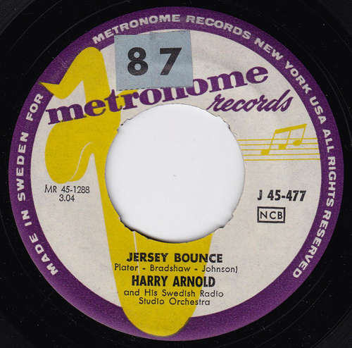 Cover Harry Arnold & His Swedish Radio Studio Orchestra - Jersey Bounce (7, Single) Schallplatten Ankauf