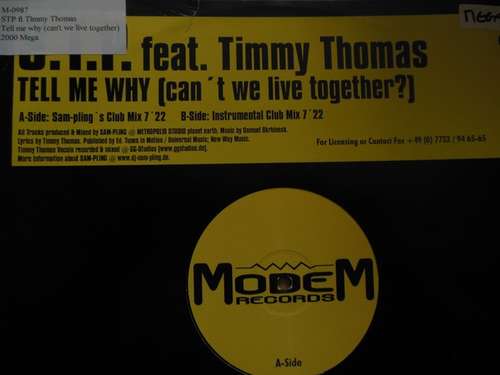 Cover S.T.P. - Tell Me Why (Can't We Live Together) (12) Schallplatten Ankauf