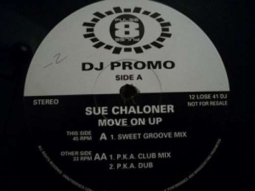 Cover Sue Chaloner - Move On Up (12, Promo) Schallplatten Ankauf