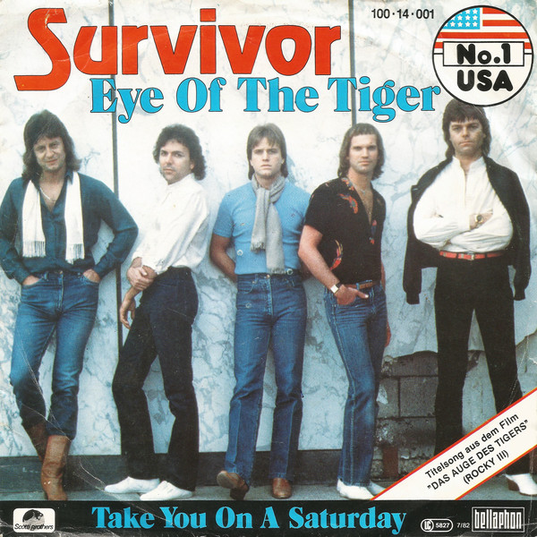 Cover Survivor - Eye Of The Tiger (7, Single) Schallplatten Ankauf