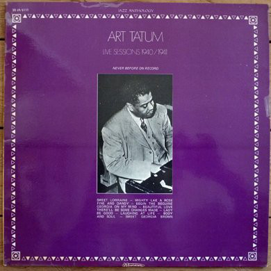 Cover Art Tatum - Live Sessions 1940 / 1941 (LP) Schallplatten Ankauf