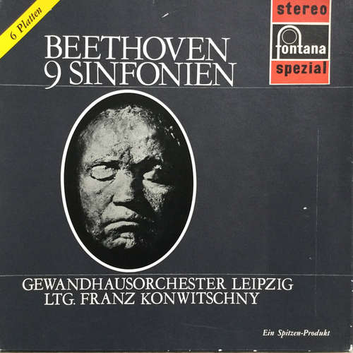 Cover Beethoven* - Gewandhausorchester Leipzig Ltg. Franz Konwitschny - 9 Sinfonien (6xLP + Box) Schallplatten Ankauf