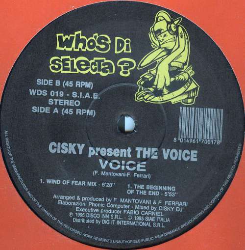 Cover Cisky Present The Voice - Voice (12) Schallplatten Ankauf