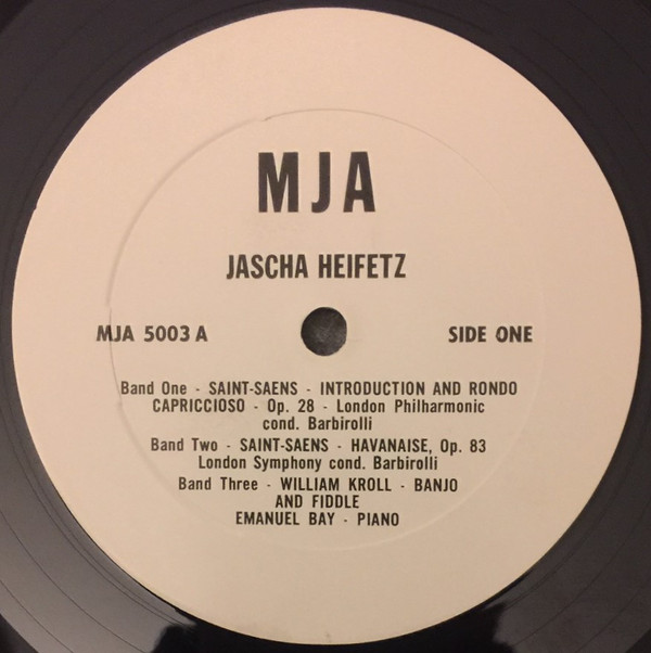 Cover Jascha Heifetz - Jascha Heifetz (LP, Comp) Schallplatten Ankauf