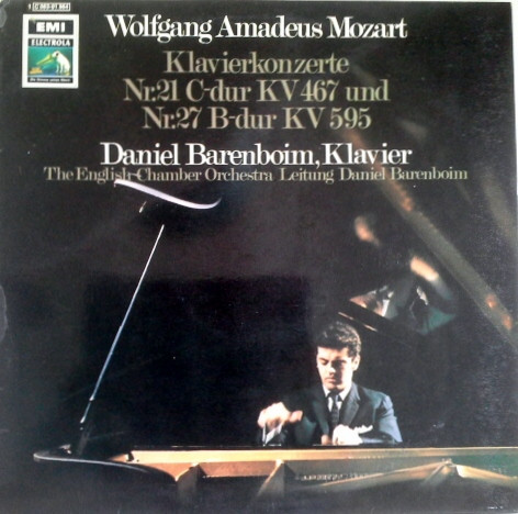 Cover Wolfgang Amadeus Mozart, Daniel Barenboim, The English Chamber Orchestra*, Daniel Barenboim - Klavierkonzerte Nr. 21 C-dur KV 467 Und Nr. 27 B-dur KV 595 (LP) Schallplatten Ankauf