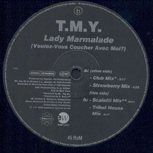 Cover Lady Marmalade (Voulez-Vous Coucher Avec Moi?) Schallplatten Ankauf
