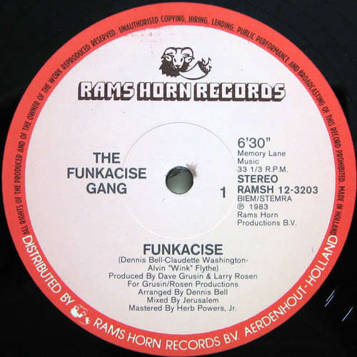 Cover Funkacise Gang - Funkacise (12, Single) Schallplatten Ankauf
