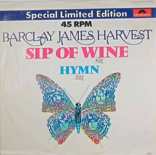 Cover Barclay James Harvest - Sip Of Wine / Hymn (12, Maxi, Ltd) Schallplatten Ankauf