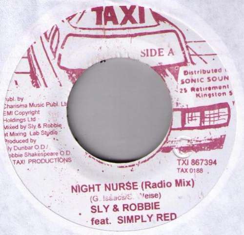 Cover Sly & Robbie Feat. Simply Red - Night Nurse (7, Red) Schallplatten Ankauf