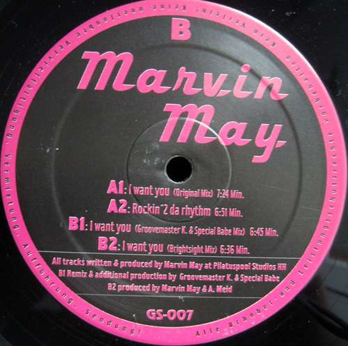 Cover Marvin May - I Want You (12) Schallplatten Ankauf