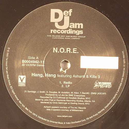 Bild N.O.R.E. - Hang, Hang (12) Schallplatten Ankauf