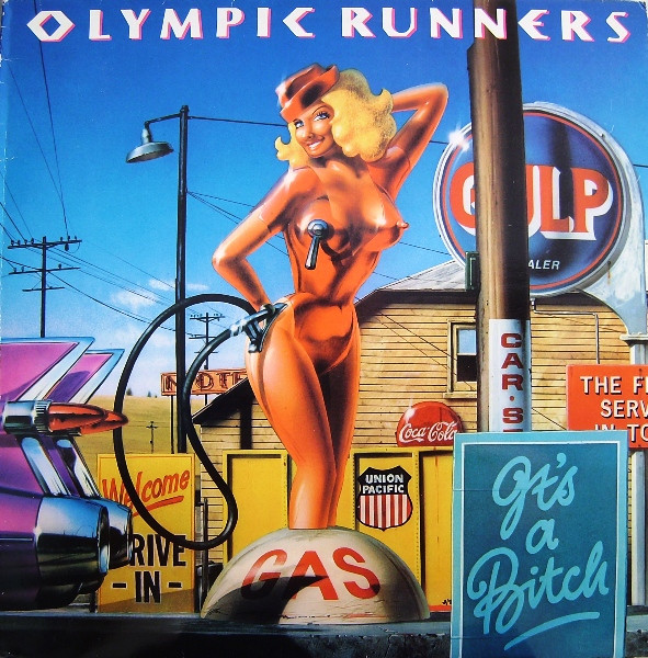 Cover Olympic Runners - It's A Bitch (LP, Album) Schallplatten Ankauf