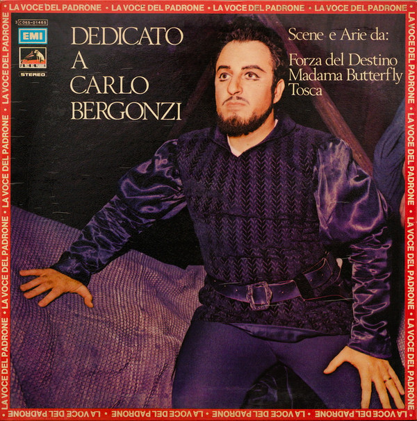 Cover Carlo Bergonzi - Dedicato A Carlo Bergonzi (Scene E Arie Da Forza Del Destino, Madama Butterfly, Tosca) (LP, Comp) Schallplatten Ankauf