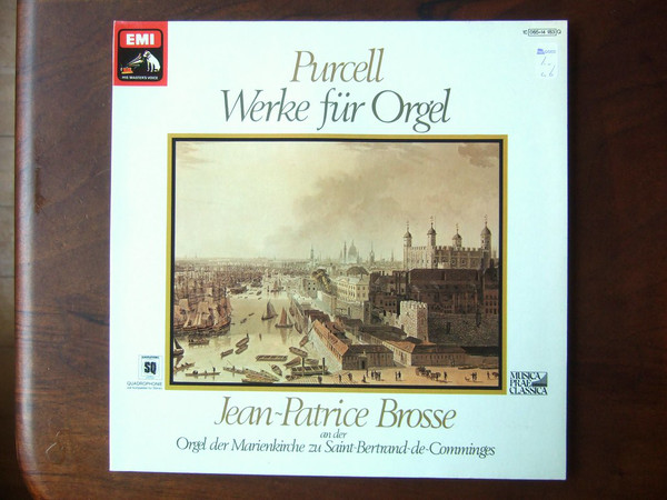 Cover Henry Purcell / Jean-Patrice Brosse - Werke fur Orgel (LP, Album, Quad) Schallplatten Ankauf