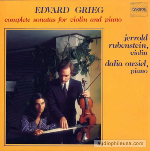 Bild Edvard Grieg, Jerrold Rubenstein - Complete Sonatas For Violin & Piano,  (LP) Schallplatten Ankauf