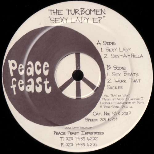 Cover The Turbomen - Sexy Lady EP (12, EP) Schallplatten Ankauf